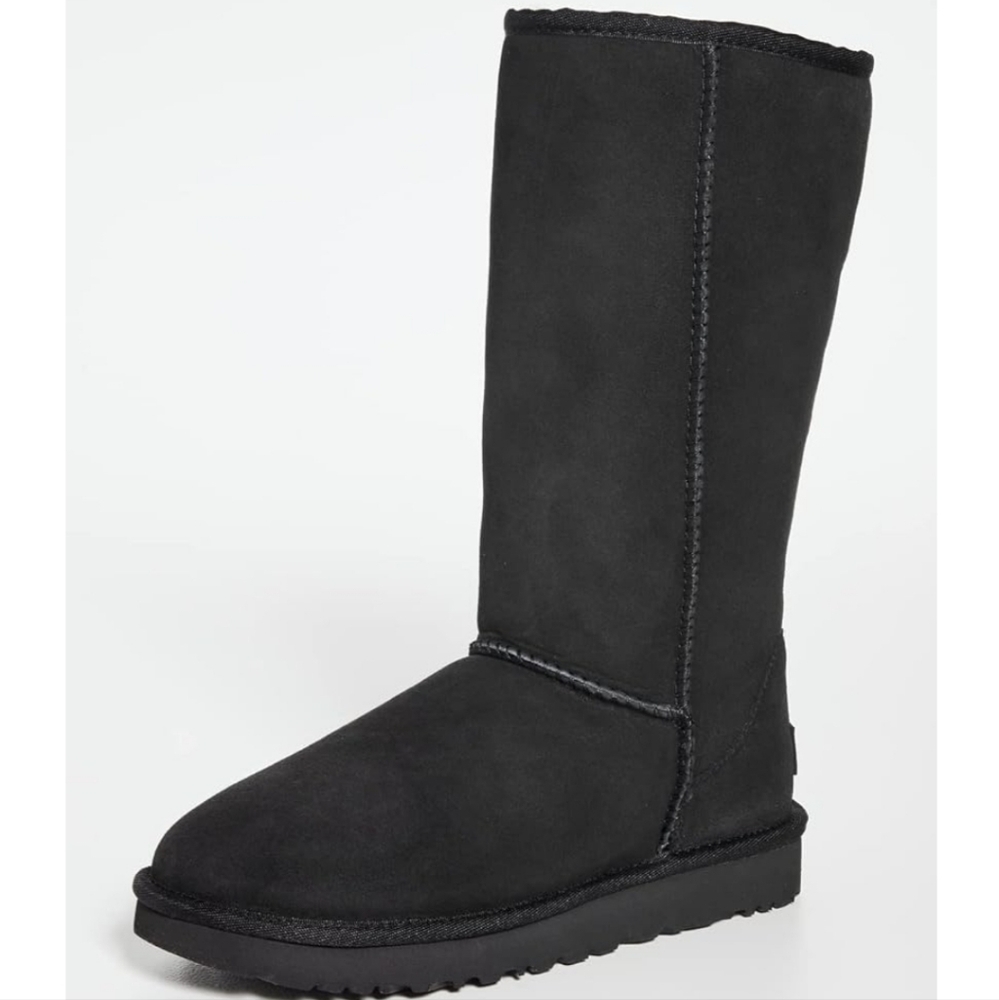 Sold Ugg Australia Women Classic Tall II Leather Sheepskin Boots shoes sz 10 - Picture 14 of 14